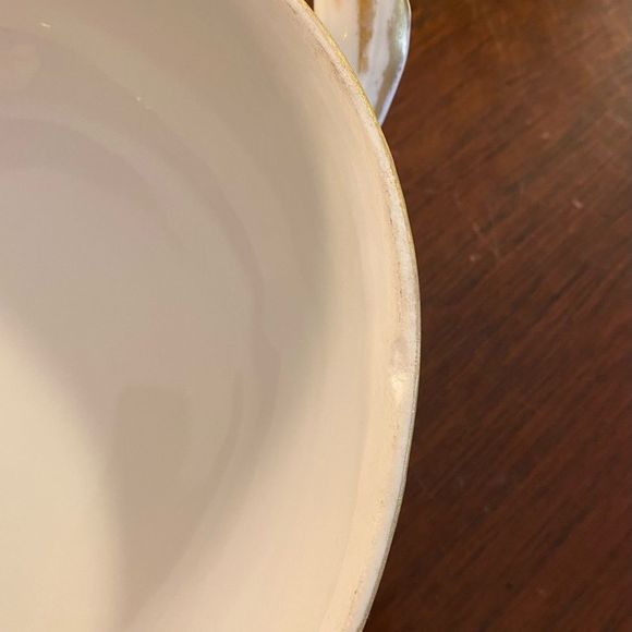 Vintage Limoge French Porcelain Oval Covered Dish - Picture 5 of 5
